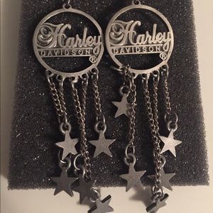 Harley Davidson French wire earrings